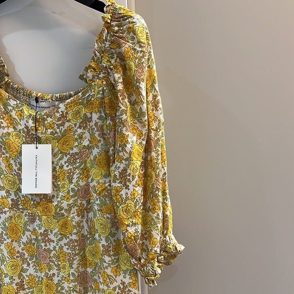 NWT FAITHFULL THE BRAND BRONTE MIDI DRESS - Picture 6 of 7